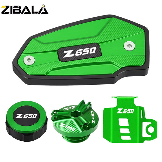 Fluid Reservoir Caps for Kawasaki Z650 Z900 Ninja 400 650 Versys Vulcans 650 2017-2024 2025 Motorcycle Oil Filler Cap Plug Cover