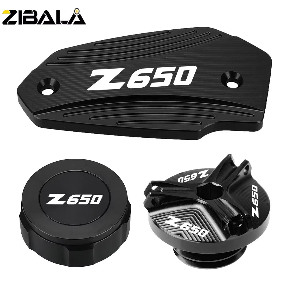 Fluid Reservoir Caps for Kawasaki Z650 Z900 Ninja 400 650 Versys Vulcans 650 2017-2024 2025 Motorcycle Oil Filler Cap Plug Cover