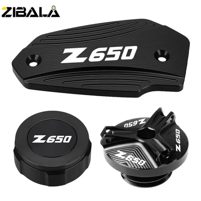 Fluid Reservoir Caps for Kawasaki Z650 Z900 Ninja 400 650 Versys Vulcans 650 2017-2024 2025 Motorcycle Oil Filler Cap Plug Cover