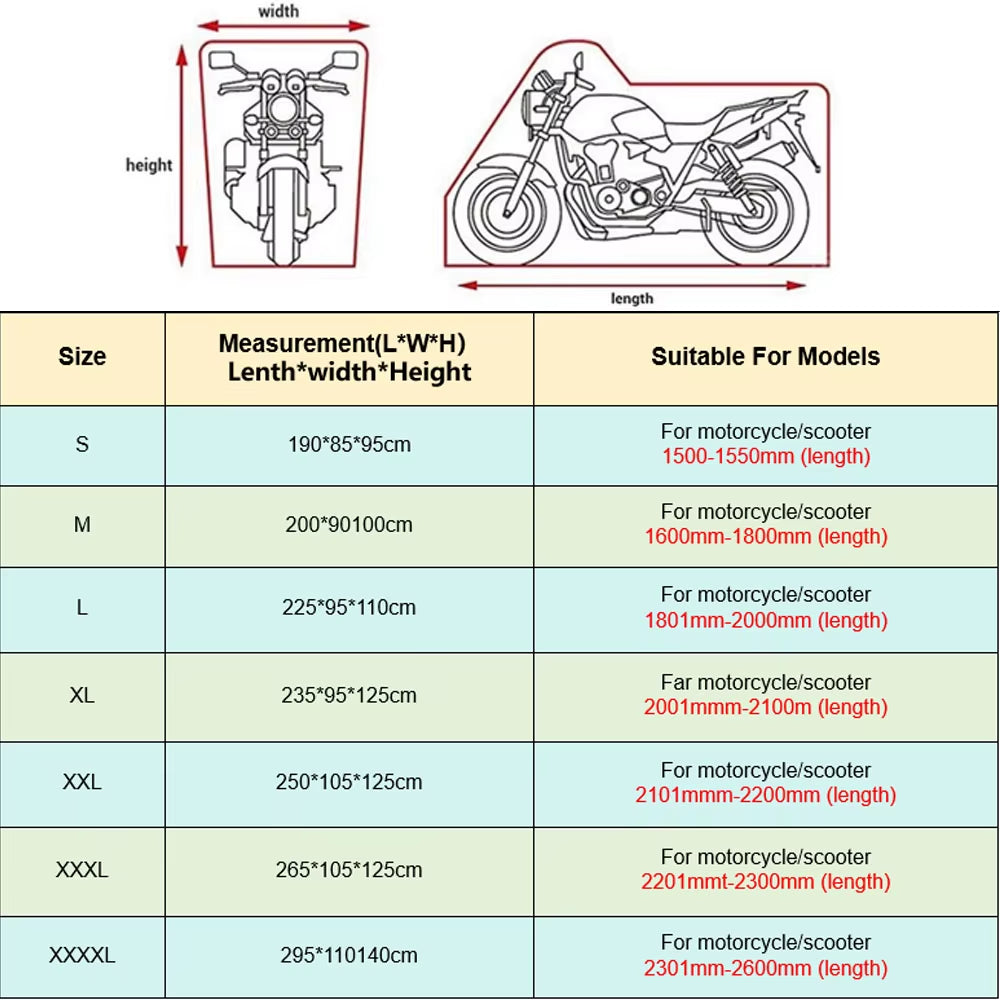 Motorcycle Cover for Rebel