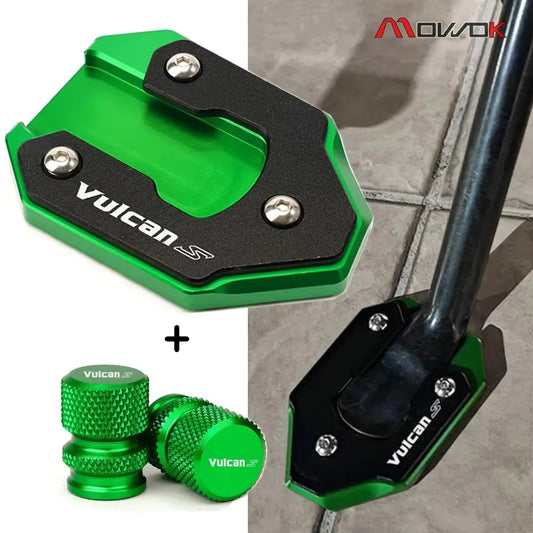 Valve Caps + Kickstand Extension Pad for Vulcan S