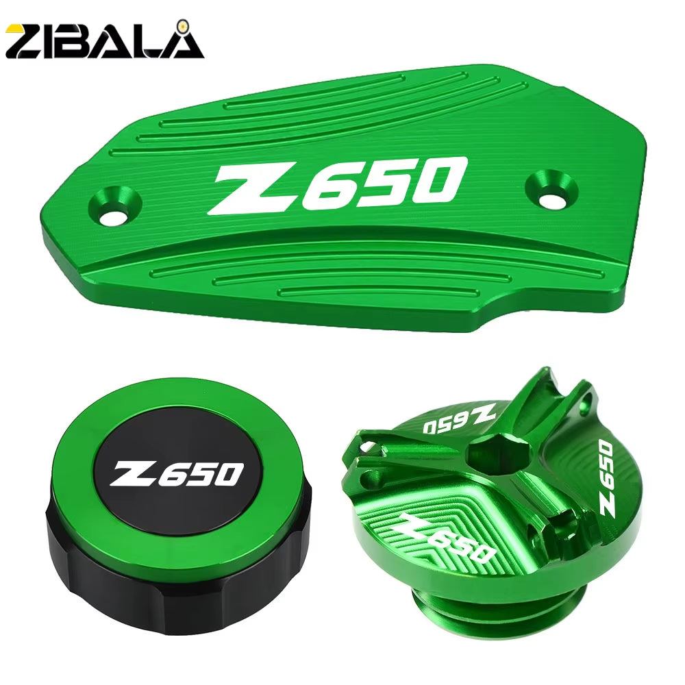Fluid Reservoir Caps for Kawasaki Z650 Z900 Ninja 400 650 Versys Vulcans 650 2017-2024 2025 Motorcycle Oil Filler Cap Plug Cover