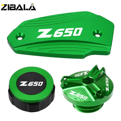 Fluid Reservoir Caps for Kawasaki Z650 Z900 Ninja 400 650 Versys Vulcans 650 2017-2024 2025 Motorcycle Oil Filler Cap Plug Cover